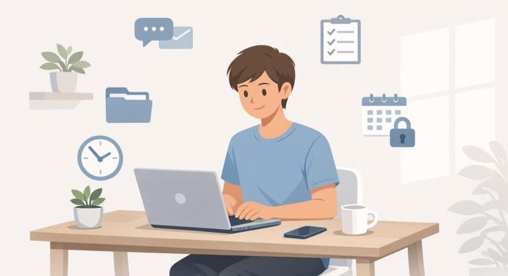Essential tools that support remote and online work for beginners in a simple and organized way