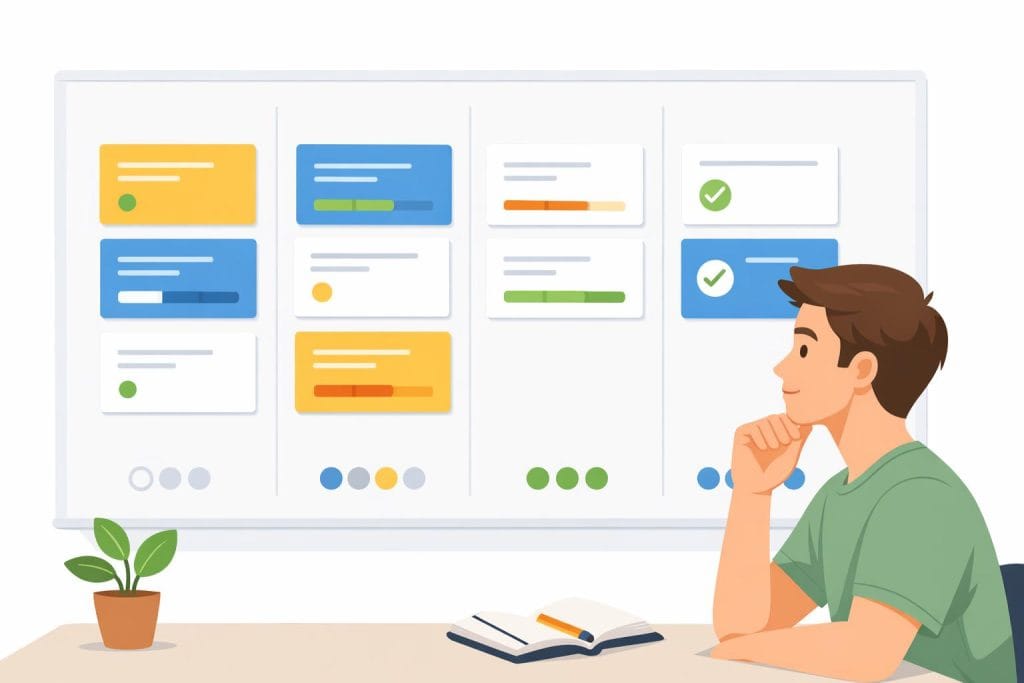 Simple organization systems that help beginners manage online work tasks effectively