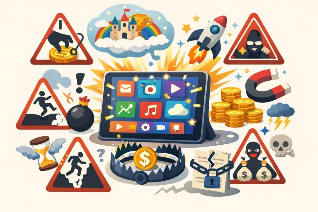 Warning signs beginners should avoid when choosing digital tools
