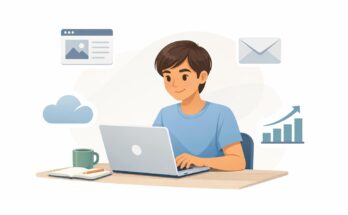 Beginner starting an online business with minimal tools and low cost