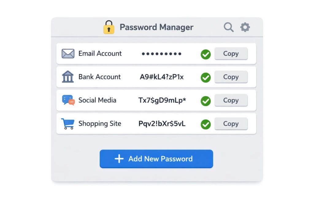 How password managers help beginners create strong passwords