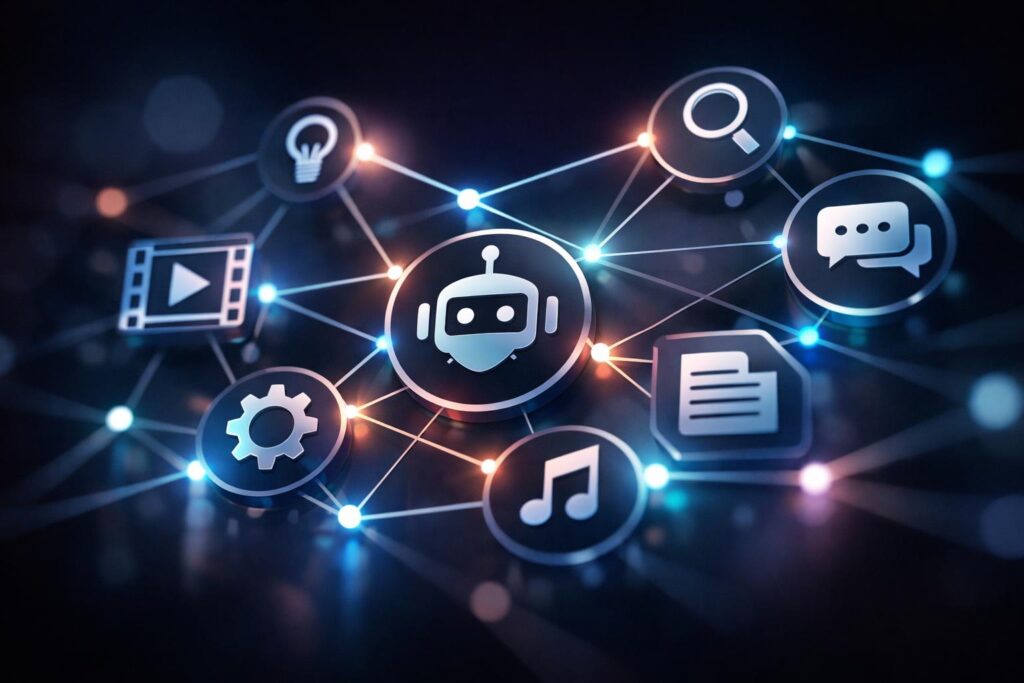 different types of AI tools used for productivity and time saving