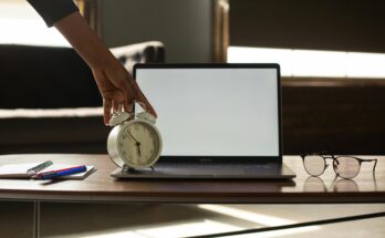 Futuristic time management system for online workers with digital productivity tools