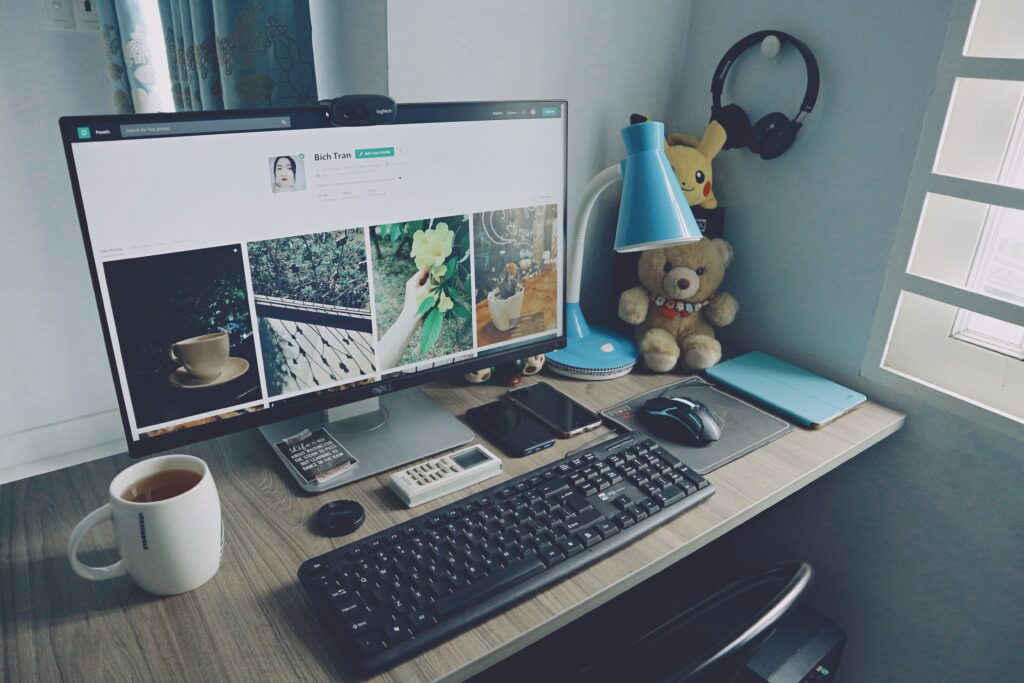 Digital productivity system showing long term online work success